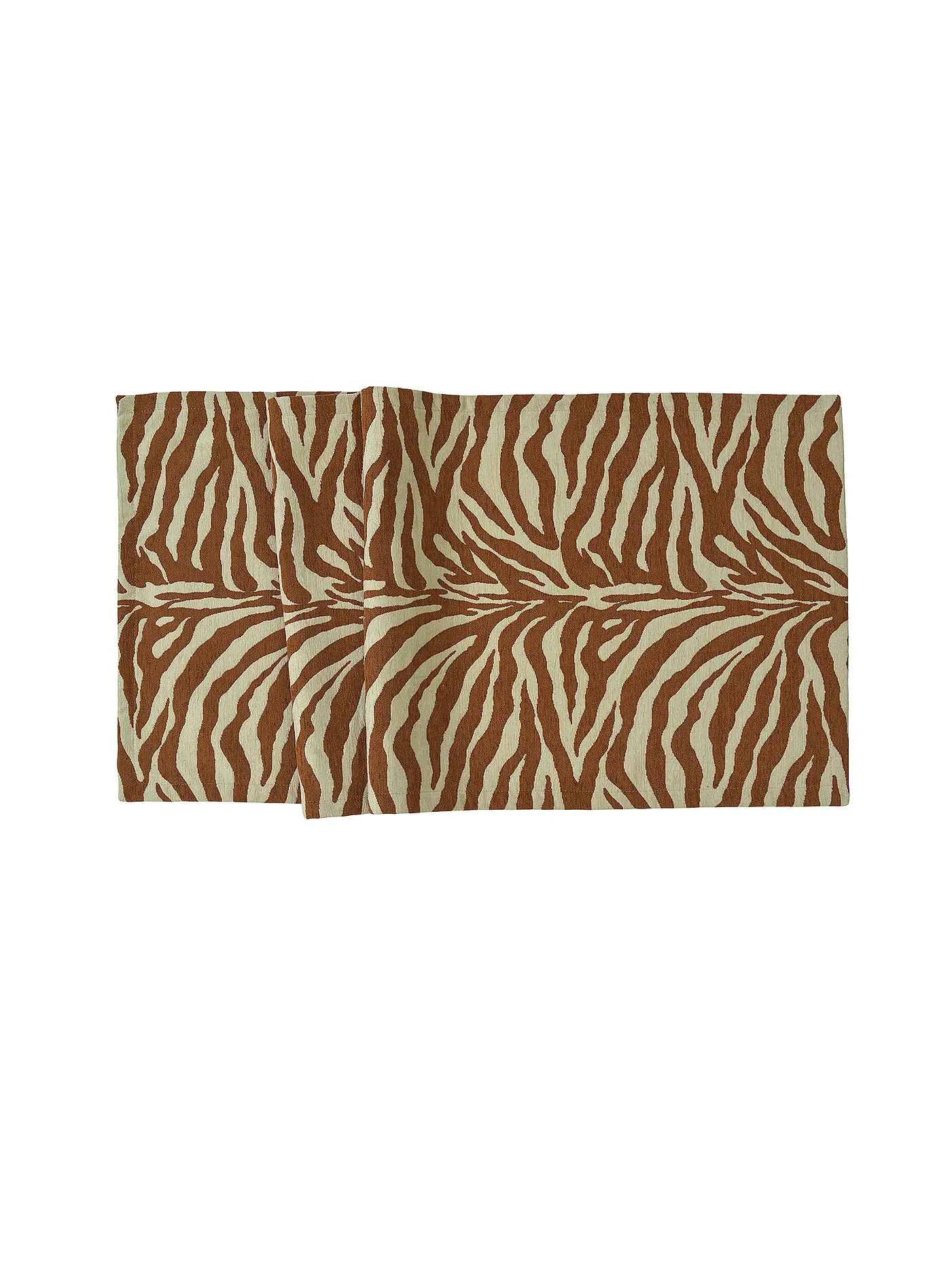 SANDER | Tischläufer KIPO 50x140cm DK Taupe | orange
